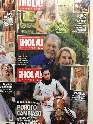 Pack 25 Revistas Hola Argentina Usadas Sin Crucigrama (Usado)