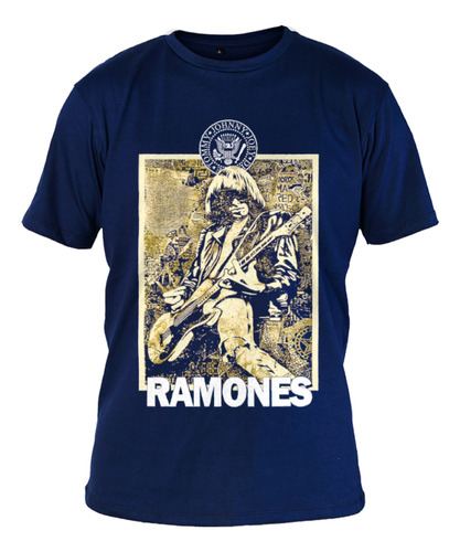 Remera Algodon Premium - 0418 Música 20 - Ramones