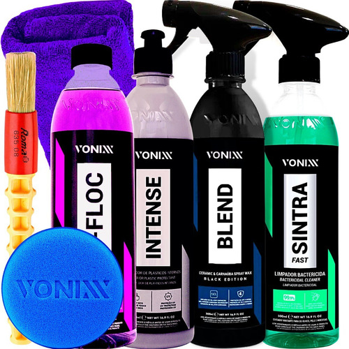Kit Shampoo V-floc Cera Blend Black Sintra Intense Vonixx