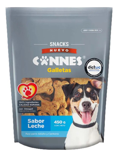 Cannes Galletas Sabor Leche 450gr 