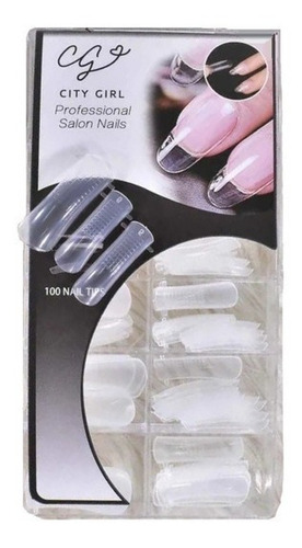 Capsulas Dual System City Girl X 100u Polygel Uñas Tips