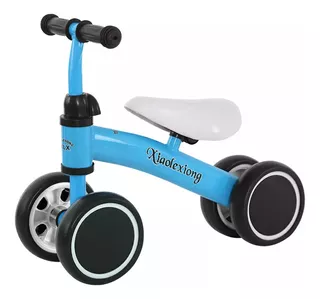 Scooter Bicicleta De Equilibrio Niños Sin Pedal Triciclo Color Azul