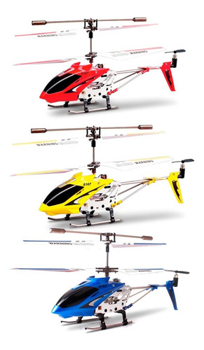 Imagen 4 de 10 de Helicóptero Rc 3 Canales Metalico Niños Syma S107g 1ra Marca