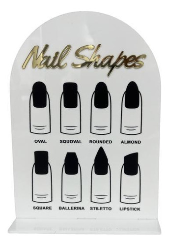 2 Nail Art Display Board Nail Tip Showing Holder, Acrílico