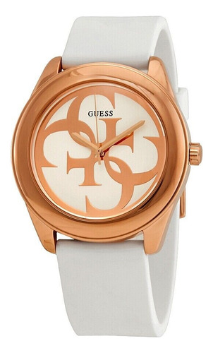 Reloj Guess G-twist Con Esfera Plateada Para Mujer - W0911l5