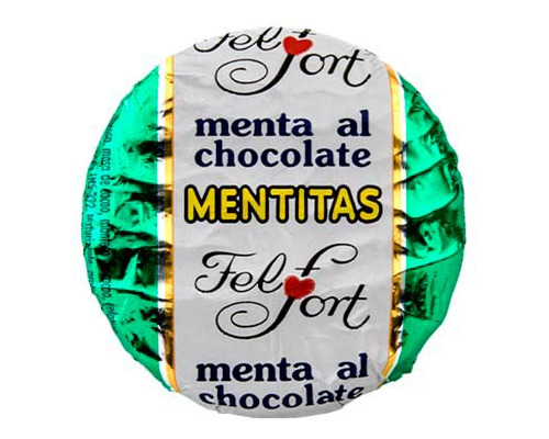 Pack X 36 Unid. Chocolate  Mentitas 20 Gr Felfort Ch Pro