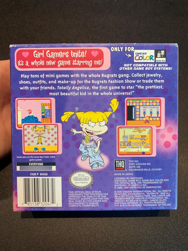 Rugrats: Totally Angelica Game Boy Color (Usado)