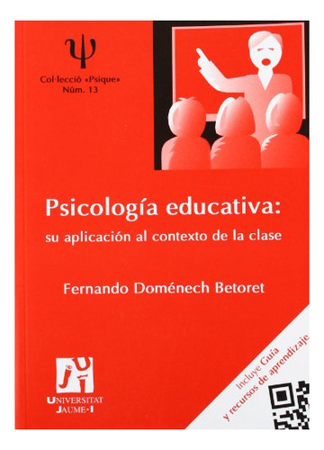 Libro Psicologia Educativa . Su Aplicacion Al Cont  De Domen
