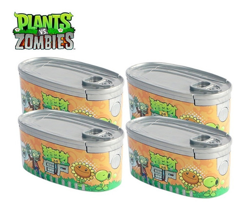 Imagen 5 de 8 de Log-on Lata Sorpresa Plantas Vs Zombies Juguete Diversión