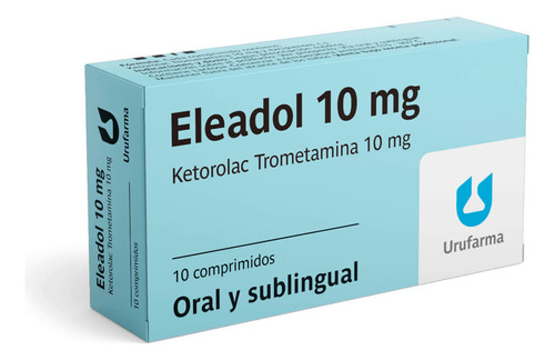 Eleadol X 10 Mg 10 Comprimidos