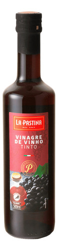 Vinagre de Vinho Tinto La Pastina Garrafa 500ml