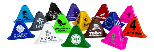 30 Conos De Identificación Residencial Torr-01 Con 1 Logo Color Variado