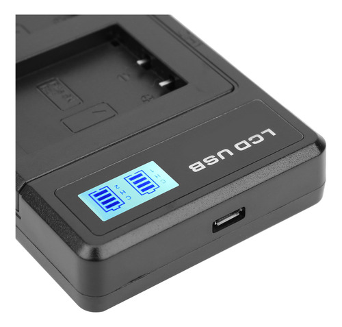 Batería De Cámara Portátil Para Pantalla Lcd Dual Usb Npbx1