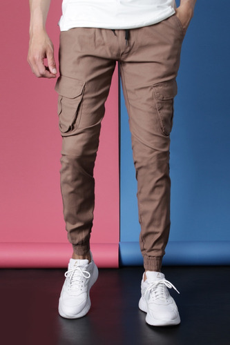 Imagen 1 de 4 de Jogger Cargo Gabardina No End 37329 Hombre