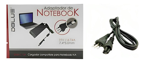 Cargador De Notebook Dblue Compatible Para Hp