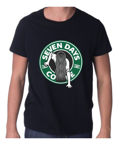 Remera Starbucks Seven Day La Llorona Peli Terror Jason 13 