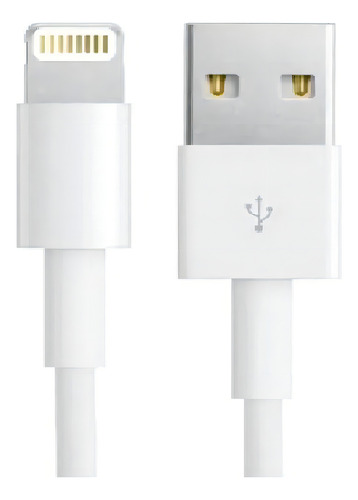 A1480 Cable De Alimentación Usb Para Iphone 5 6 7 8 X 11 12 13 14 15 Blanco