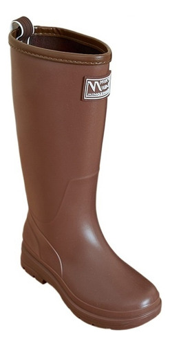 Botas De Lluvia Altas Para Mujer Botas Largas Impermeables D