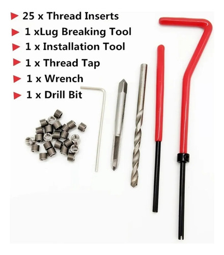 Kit De Herramientas De Reparación De Roscas Herramienta De R