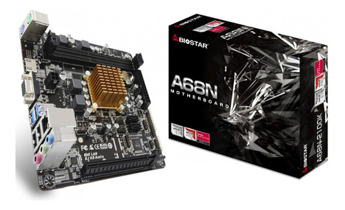 Tarjeta Madre Biostar A68n 2100k Amd E1-6010 Ddr3 Mini Itx