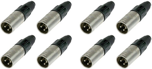 Neutrik 8 Nc3mx Ficha Macho Canon Xlr Combo Pack