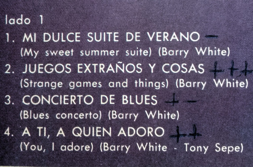 Lp Love Unlimited Orchestra (mi Dulce Suite De Verano) (Usado)