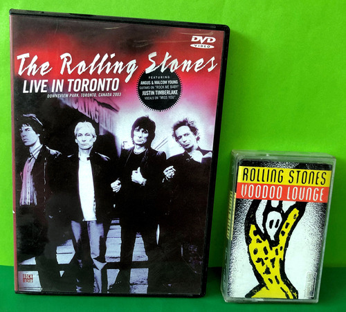 Pack Dvd+cassette Rolling Stones