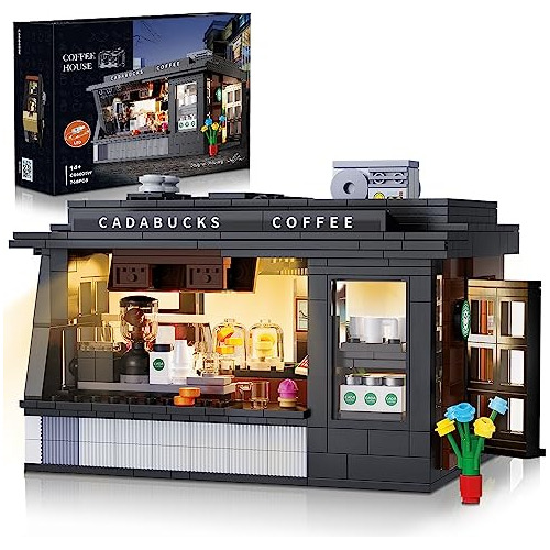 Hogokids Coffee Shop Building Block Set - 768 Pcs House Modu