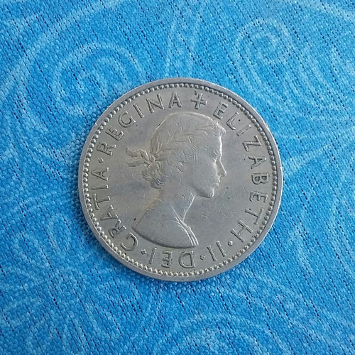 Moneda De Two Shillings Año 1960