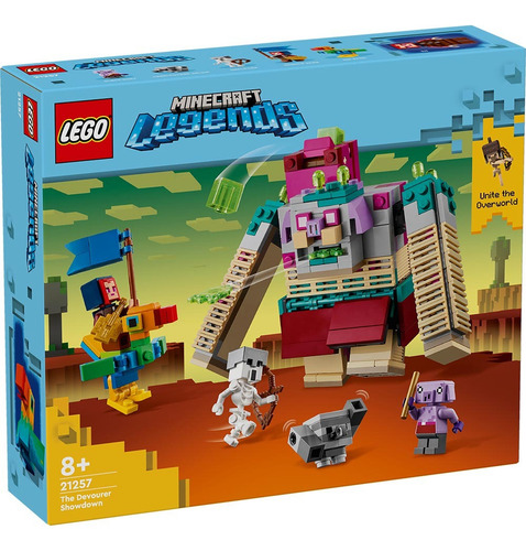 Lego El Duelo Contra El Devorador Minecraft 21257 Cantidad de piezas 420