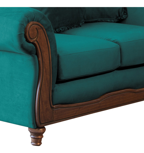 Sofa Rimini 2 Cuerpos Tela Velvet - Latam Home