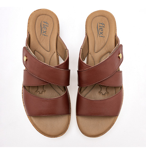 Sandalias Mujer Flexi 124209 Camel