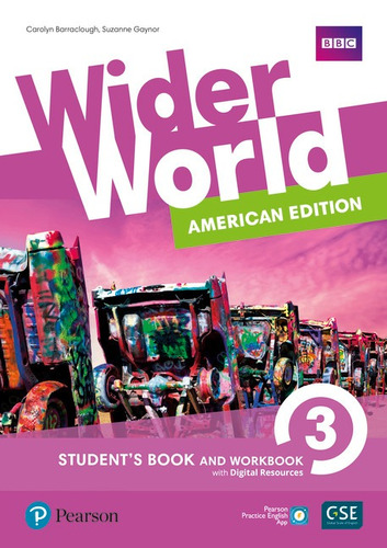 Wider World 3: American Edition - Student's Book and Workbook With Digital Resources + Online, de Barraclough, Carolyn. Editora Pearson Education do Brasil S.A., capa mole em inglês, 2019