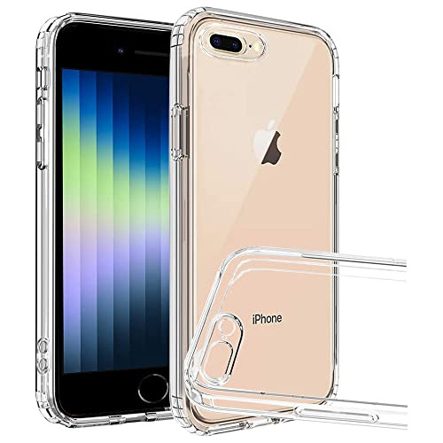 Funda Para iPhone 8 Plus iPhone 7 Plus Cristal Transparente