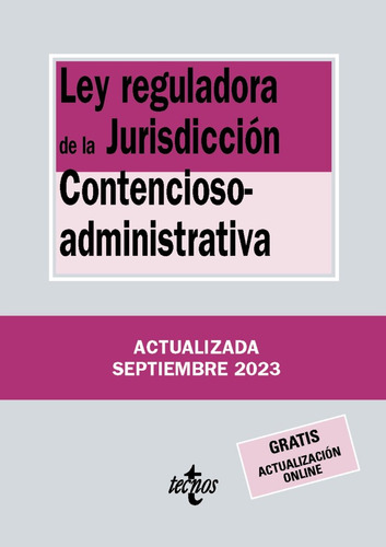 Libro Ley Reguladora De La Jurisdiccion Contencioso-admin...