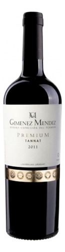 Vino Gimenez Mendez Premium Tannat 750 Ml