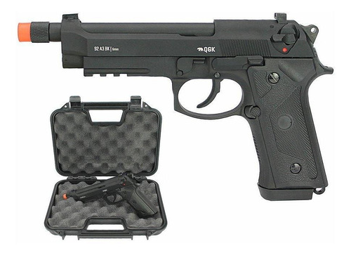 Pistola De Airsoft Green Gas Gbb 92 A3 M92 Bk Full Metal