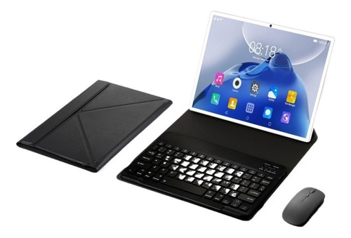 Funda Universal Con Teclado Y Mouse For Tablet De 8-11