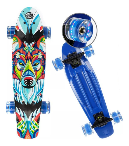 Patineta Skateboard Tipo Penny - Cruiser Tabla Estampada