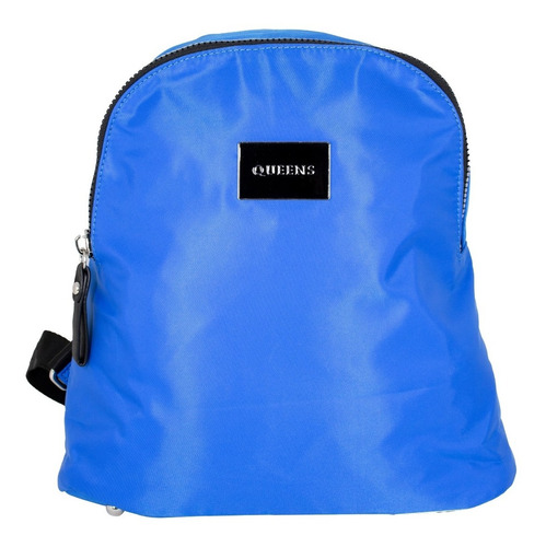 Queens Mochila Bolso Cartera Urbana Mujer Azul Qv22129