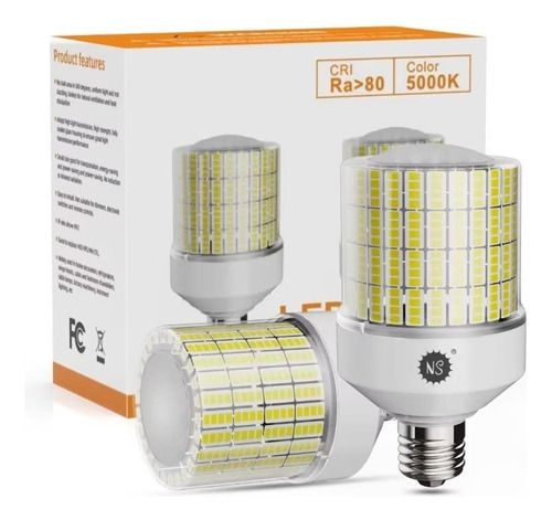 Paquete De 2 Bombillas Led De Maiz Equivalentes A 700 W, 880