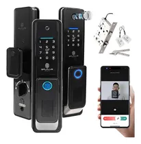 Comprar Fechadura Eletrônica Biometria Senha Cu002F  Wifi + App E Câmera