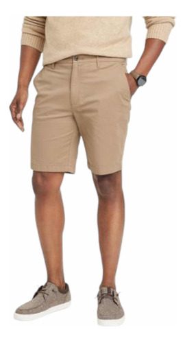 Bermuda Corte Chino Goodfellow Casual Caqui