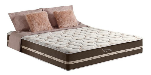 Cama Box C/ Baú Casal + Colchão De Molas Superlastic 138