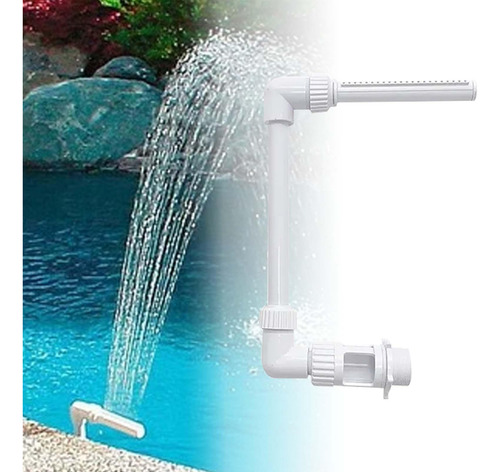 Bico Para Fonte De Piscina, Jato Cascata, Fácil De