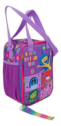 Kit Escolar Mochila Lonchera Y Lapicera Ruz Intensamente Morado