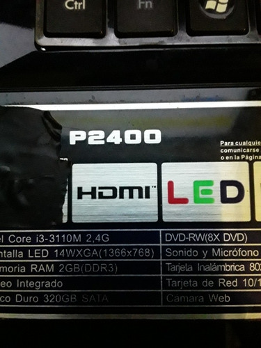 Imagen 1 de 3 de Tarjeta Madre Asus V.t P2400