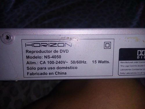 Reproductor De Dvd