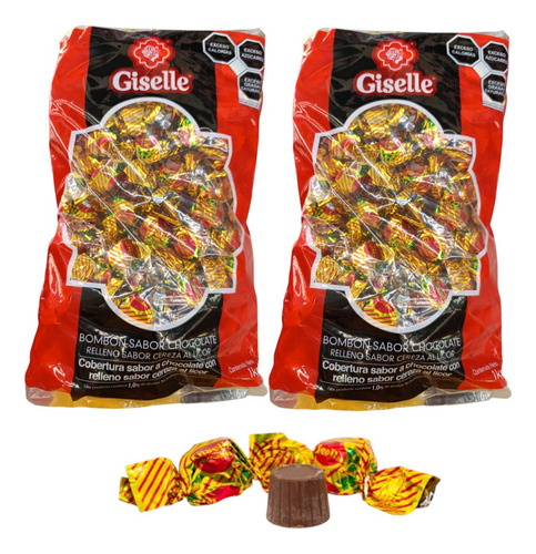 Chocolate Bombón 1kg Relleno Cereza Licor Giselle