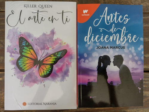 2 Libros El Arte En Ti Naranja + Antes De Diciembre Montena